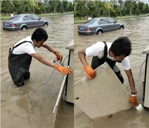 風雨中的堅守，只為道路暢通—湘江智慧暴雨中奮力搶修